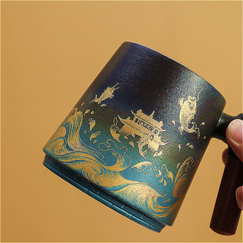 Koi fish coffee tea mug