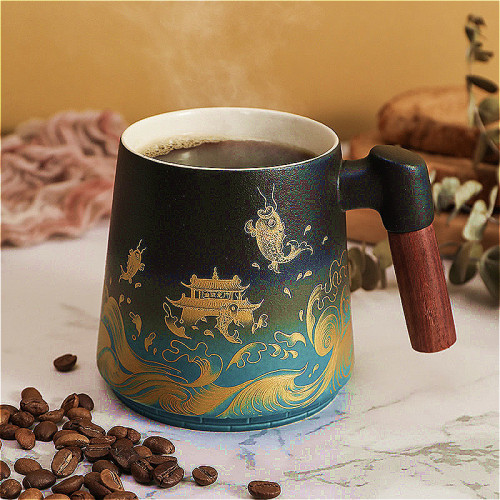 Koi fish coffee tea mug