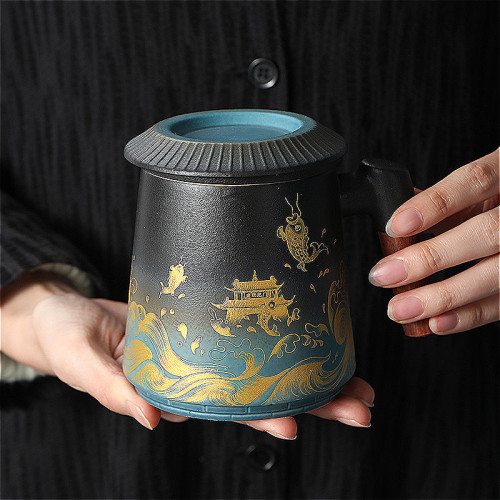 Koi fish coffee tea mug