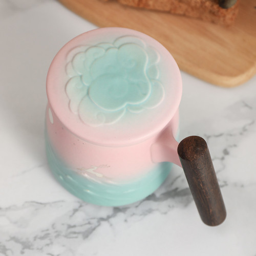 Moonlight & Elk Coffee & Tea Mug (Pink & Blue)