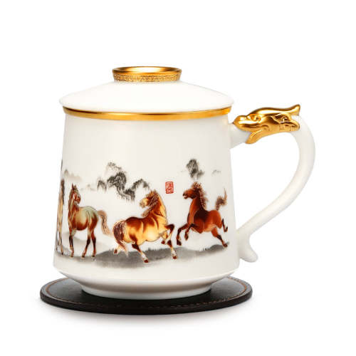 Eight Galloping Steeds Coffee & Tea Mug