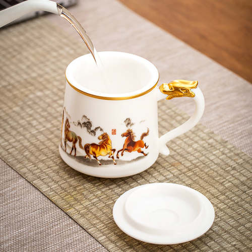 Eight Galloping Steeds Coffee & Tea Mug
