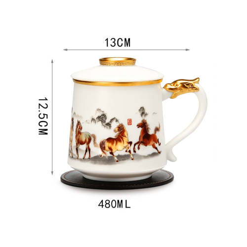 Eight Galloping Steeds Coffee & Tea Mug